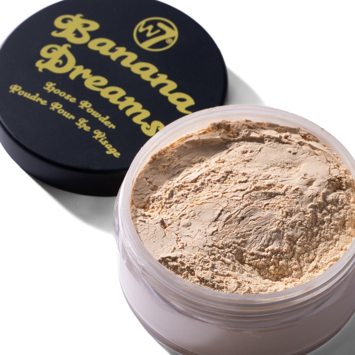 W7 Banana Dreams Loose Setting Powder - Weightless Yellow Blurring Powder For All Skin Tones - 2 Pack