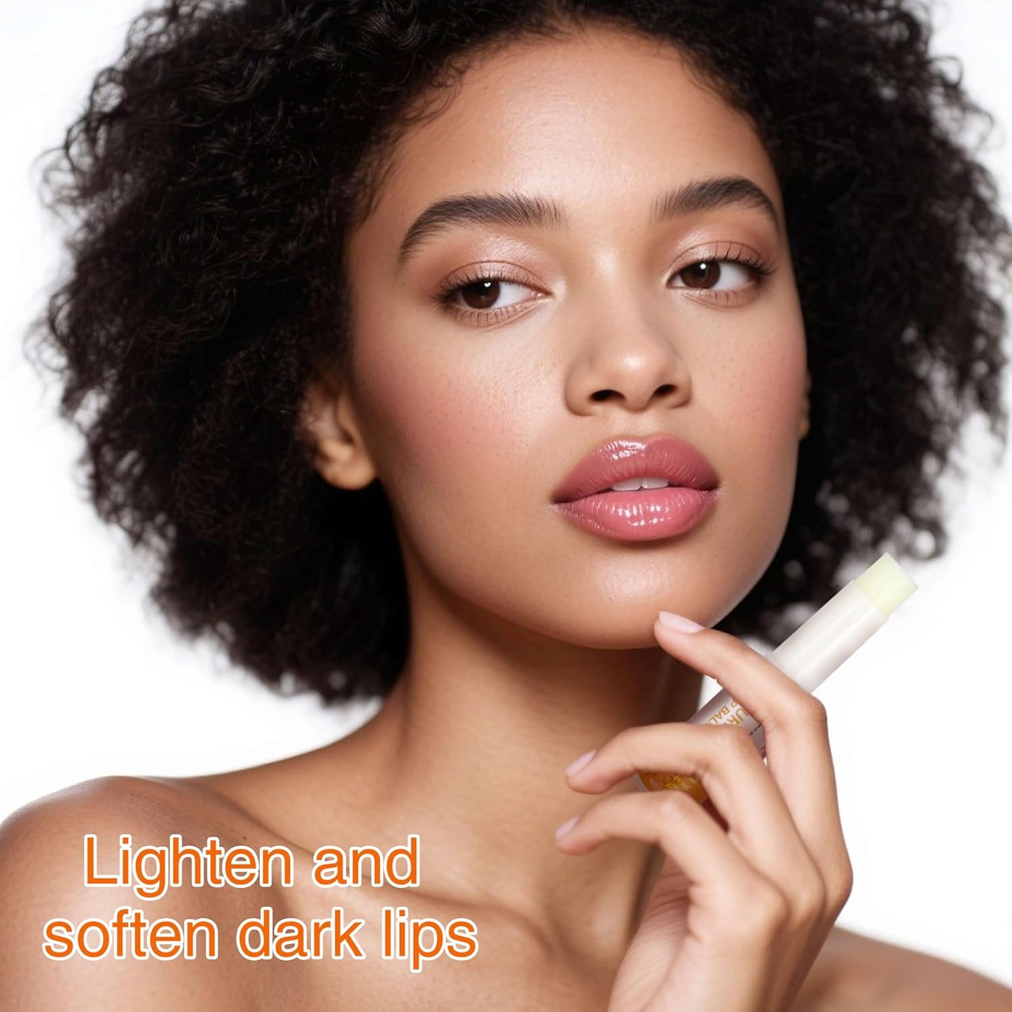 Turmeric Lip Balm for Smokers With Root Oil - Brightening for Dark Lips, Long-Lasting Moisturizer for Dry, Cracked, and Dull Lips - All Natural Hydrating Skin Care, 2 PCS