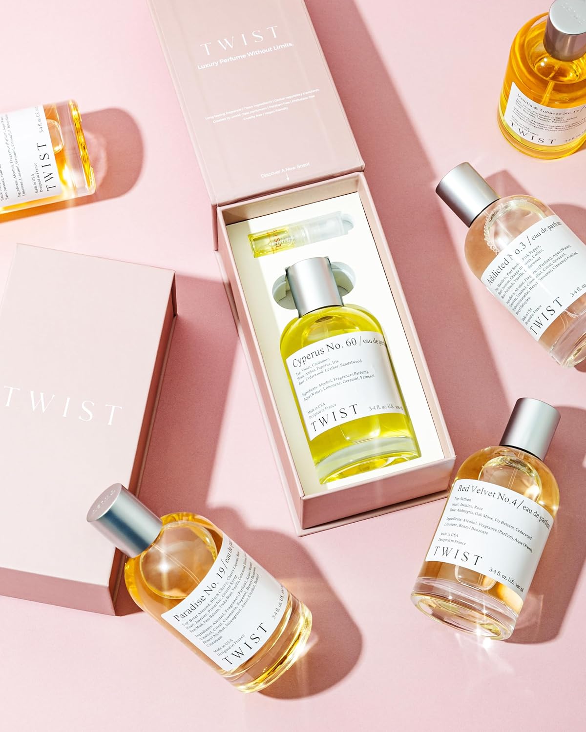 Twist Belle Bluebell No. 119 - Inspired by J. M. Wild Bluebell, Long-Lasting Perfume for Women, Paraben-Free, Vegan, Clean Ingredients, Fragrance – Spray 100 ml | 3.4 fl. oz.