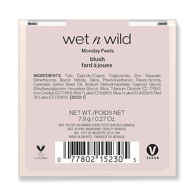 wet n wild Mood Blush Complexion Enhancer Monday Feels, Natural Coffee Infused
