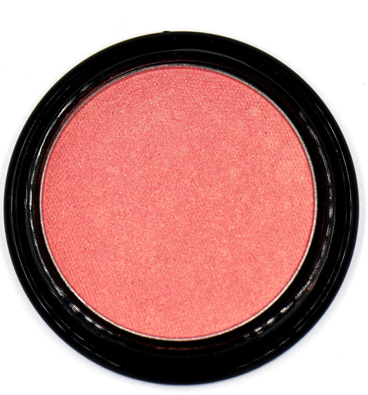 Sunkissed Shimmering Pink with Tints of Orange Blush Pressed Cheek Blush Color Contour Powder, Talc & Paraben Free, 4 Grams, No Animal Testing & Cruelty Free