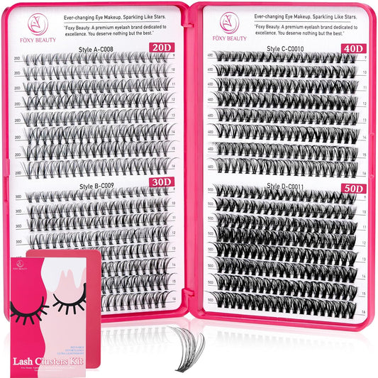 Lash Clusters - Lash Clusters Lash Extension 0.07D Cluster Eyelash Extensions Eyelash Clusters Lashes Clusters Eyelash Extension No Lash Glue Included