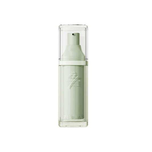 ZEESEA Green Correcting Face Primer for Brighten, Neutralizes Uneven Skin Tone and Facial Redness,Grips Makeup Base for Long-Lasting Wear,Cruelty-Free, 1.06 Oz