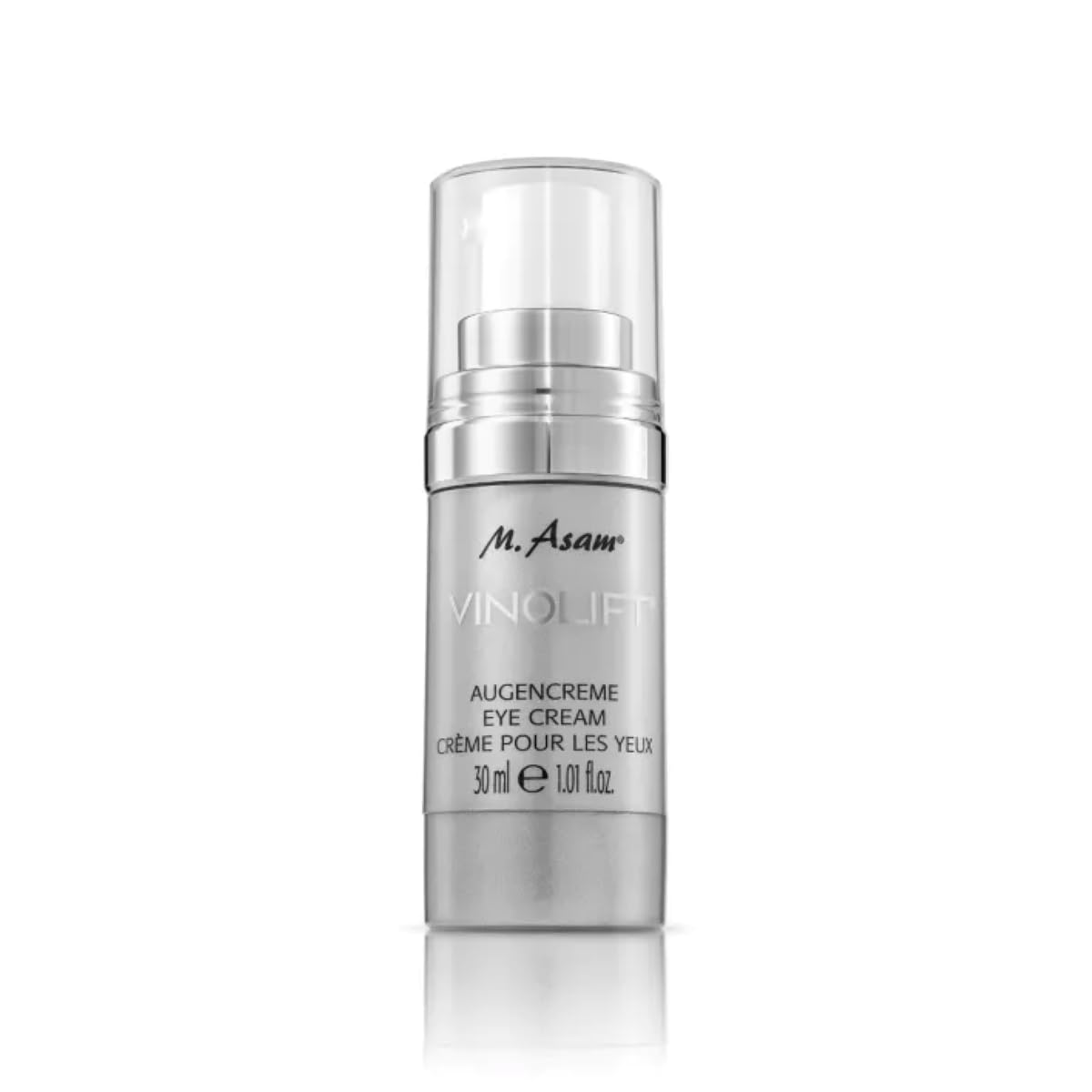 M. Asam VINOLIFT Eye Cream - anti-wrinkle eye care with resveratrol & encapsulated OPC for skin rejuvenation, hyaluronic acid provides moisture & makes skin look plumped up, 1.01 Fl Oz