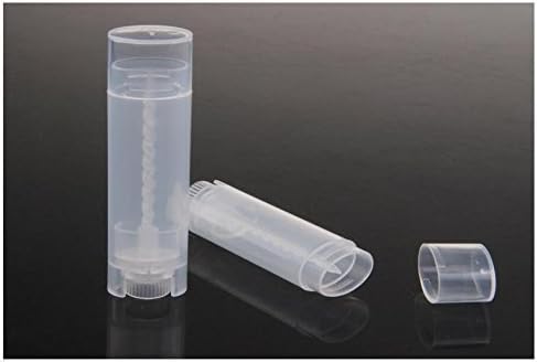 10PCS 4.5g/4.5ml Empty DIY Lip Tubes Holder Containers Vial Refillable PP Plastic Deodorant Crayon Travel Tube Pipe Bottle Lip Gloss Case DIY Lip Balm Gifts For Women Lady Girls(Transparent)