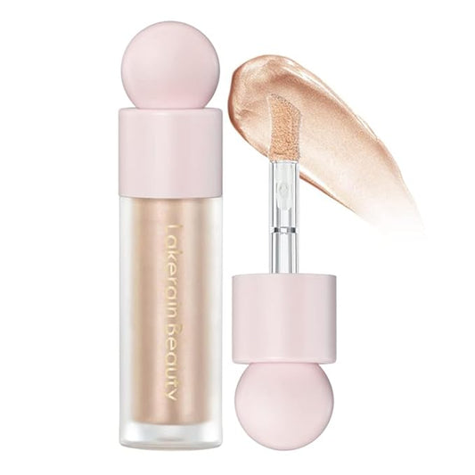 GECOMO Liquid Contour Beauty Wand Face Highlighter Bronzer Makeup Stick, Dewy Finish, Moisturizing Silky Smooth Texture 0.25 Oz/ 7.5ml - 02 STARLIGHT