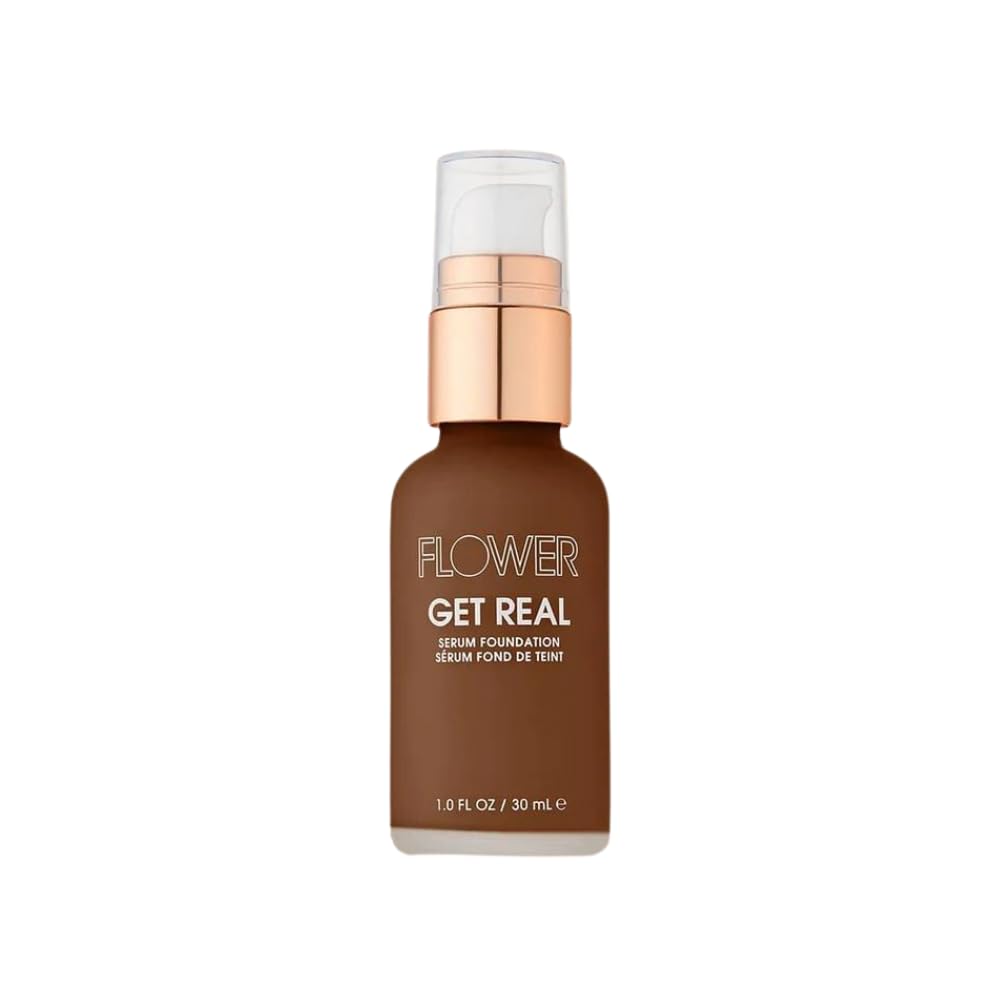 FLOWER Beauty Get Real Serum Foundation - Chocolate (Pack of 3)