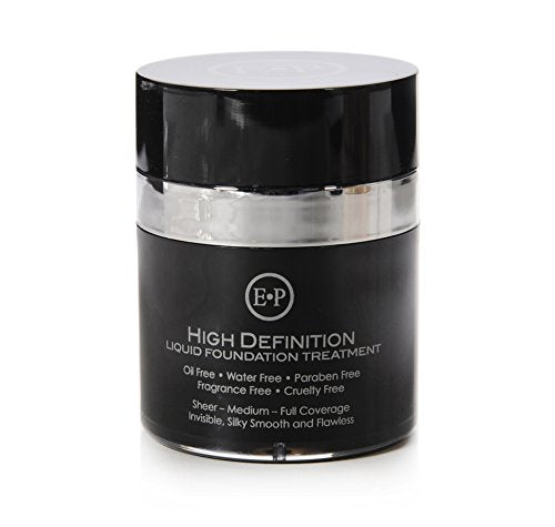 EVE PEARL HD Liquid Foundation Treatment Every Day Long Lasting Make Up Hydrates Aging Skin Fresh Natural Matte Cover Minerals Makeup (Tan)