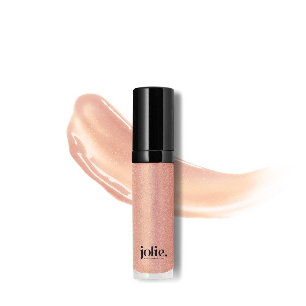 Jolie Super Hydrating Luxury Lip Gloss - Intense pigment W/Superior Shine (Skinny Dip)
