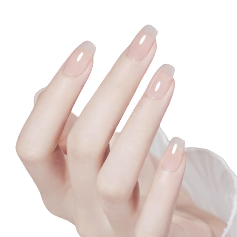 Builder Nail Gel, 7-in-One Clear Builder for Nails, LED Lamp Cured Color Base Coat Strengthener Thickening Extension Rhinestone Glue Gel Polish in a Bottle for DIY Home Salon Gift