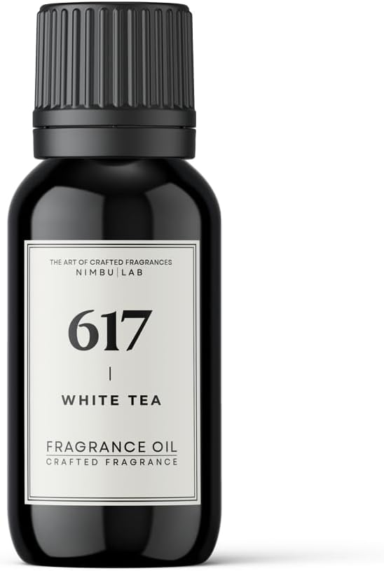 617 White Tea - Diffuser Oils, Luxury Hotel Fragrance Oil, White Tea, Bergamot, Thyme, and Mandarin, Best Essential Oils Blend for Diffusers, Aroma Oil (1.0 oz/30 ml) - Nimbu Lab
