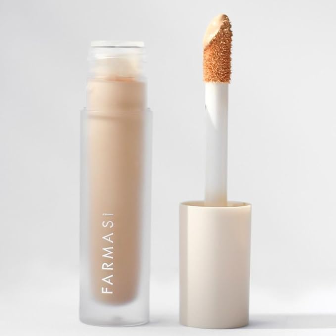 FARMASI Vfx Pro Liquid Concealer Makeup, All-in-one Full Coverage, Highly Pigmented Concealer for All Skin Type, Hide Shadows & Imperfections, Enhance Skin Fullness Foundation Concealer 0,24 Fl Oz N08