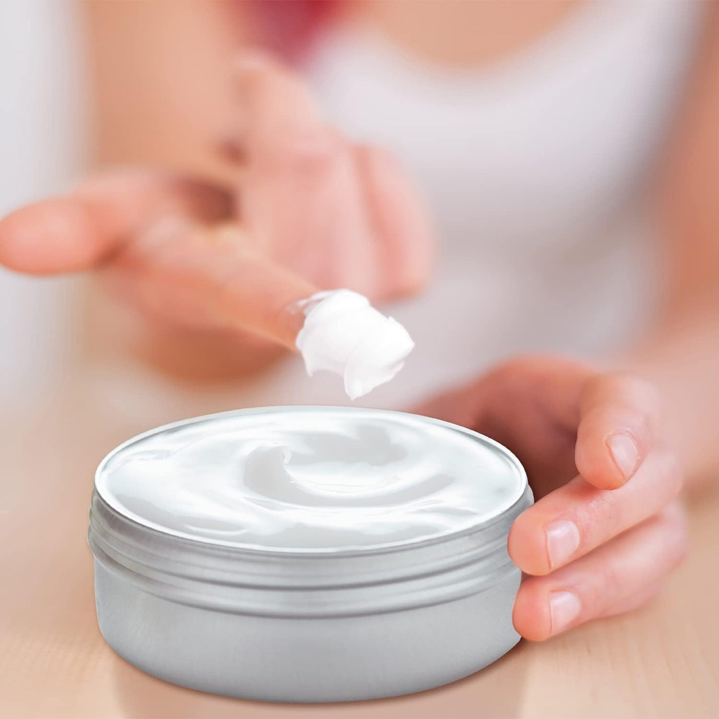 1 Ounce Aluminum Tin Jar Refillable Containers 30ml Aluminum Screw Lid Round Tin Container Bottle for Cosmetic,Lip Balm, Cream, 12 Pack.