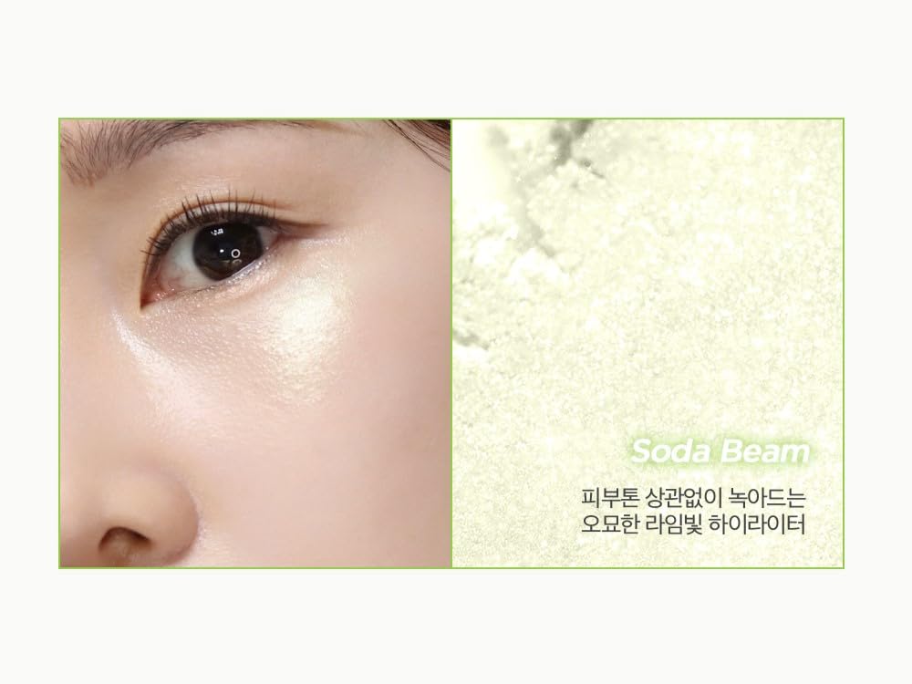 Luv Beam Glow Veil (05_Soda Beam) - Natural Radiant Highlighter for Glowy Skin Makeup