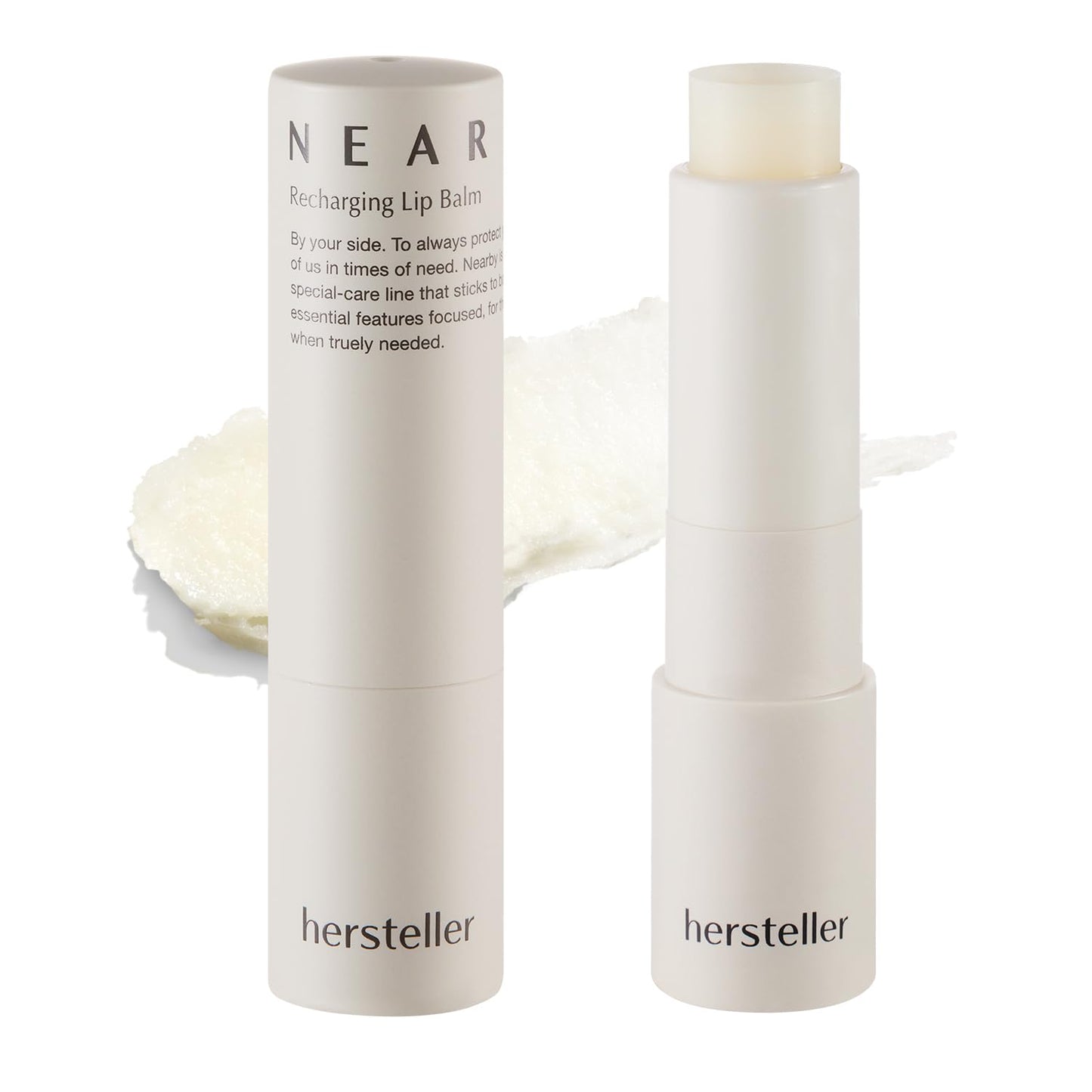 hersteller Nearby Recharging Lip Balm Vegan Butter Complex Intensive Moisturizing Treatment for Dry Lips and Cheek Natural Healthy Colors Plain