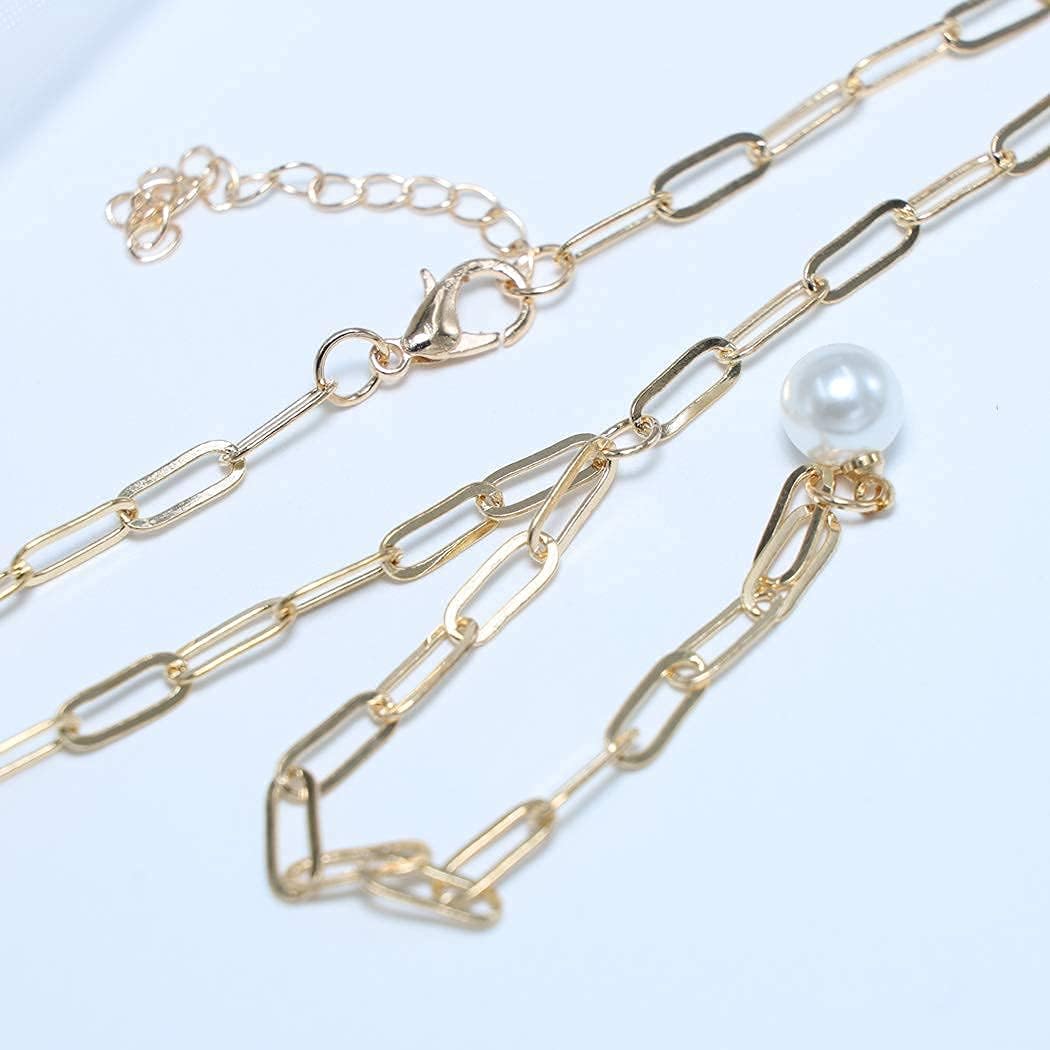 Long Pearl Necklace Pearl Lariat Y Necklace Chain Vintage Minimalist Necklace Jewelry for Women and Girls