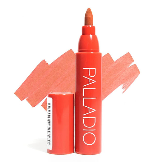 Palladio Lip Stain, Hydrating and Waterproof Formula, Matte Color Look, Longlasting All Day Wear Lip Color, Smudge Proof Natural Finish, Precise Chisel Tip Marker, Rose