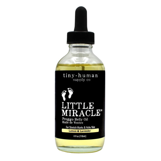Little Miracle Preggo Belly Oil (Lemon & Lavender) for Pregnancy Stretch Marks and Itching