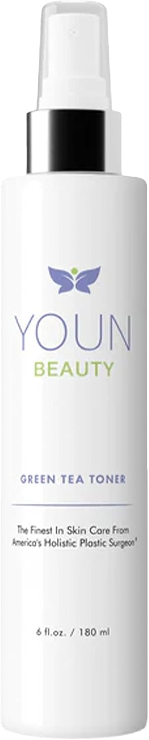 YOUN Beauty Green Tea Toner Face Mist Spray, 180 ML – Alcohol-Free, pH-Balancing & Hydrating Toner with Green Tea and Chamomile Extracts by Dr. Anthony Youn