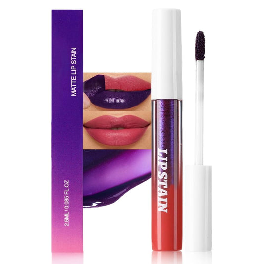 evpct Red Peel Off Lip Stain Tints, Red Liquid Lipstick Lip Stain Long Lasting Waterproof for Women, Non-stick Cup Lipstick Peel Off Highly Pigmented Not Faded Smudge-proof Easy to Apply, 03