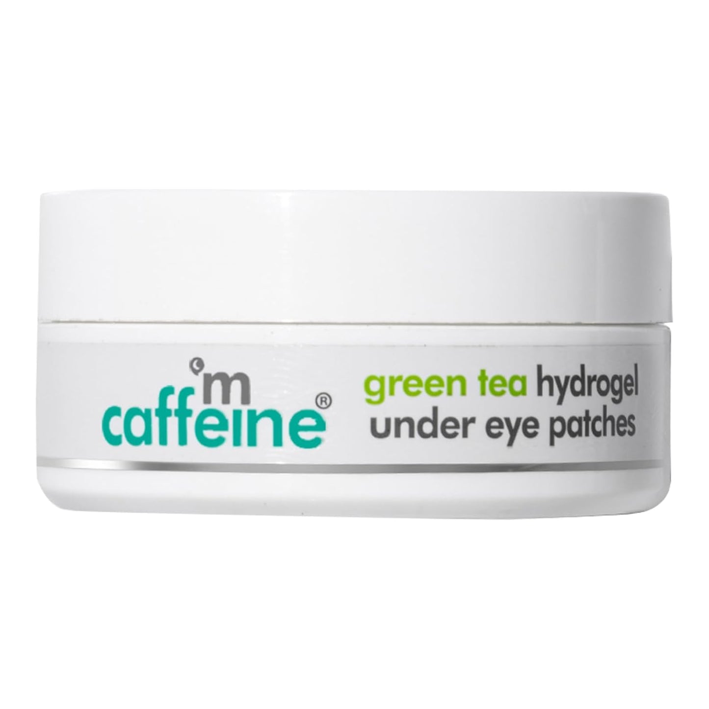 mCaffeine Green Tea Hydrogel Under Eye Patches for Dark Circle, Fine Lines & Wrinkles Reduction | Cooling Under Eye Patch Mask for Instant De-Puffing | 30 Pairs