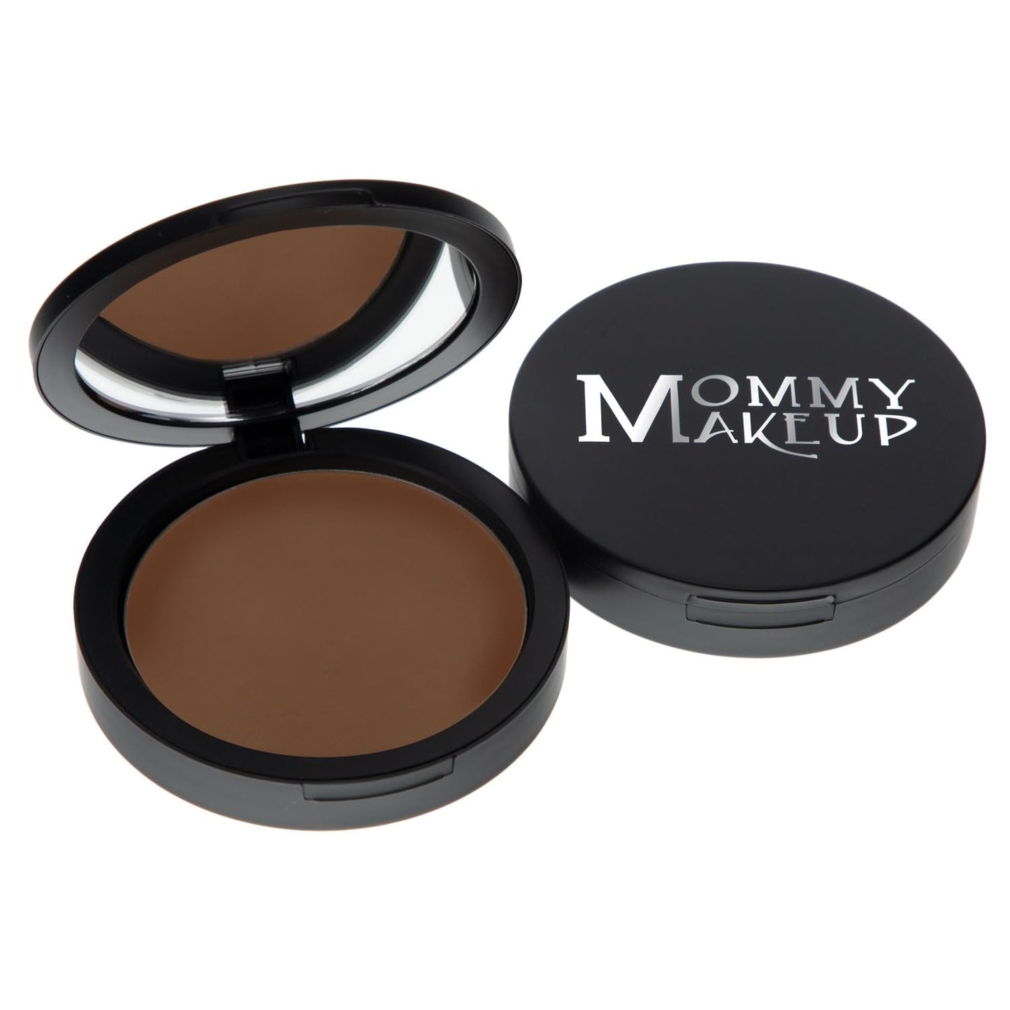 Mineral Dual Powder in COFFEE BREAK (Extra Dark) | 4-in-1 Pressed Mineral Foundation with SPF 15 for Flawless Glow & Soft Looking Skin | Oil Free, Talc Free, Gluten Free | 0.45 Oz | by Mommy Makeup