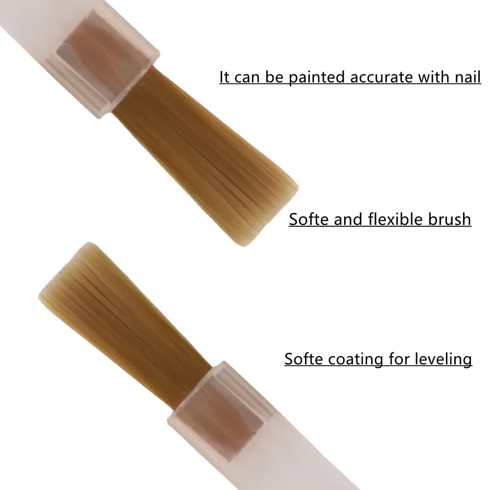 Builder Nail Gel, 7-in-One Clear Builder for Nails, LED Lamp Cured Color Base Coat Strengthener Thickening Extension Rhinestone Glue Gel Polish in a Bottle for DIY Home Salon Gift