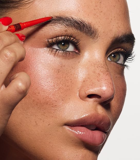 MAKE Beauty Nano Brow, Micro Eyebrow Pencil. Long-Lasting Smudgeproof Eye Brow Makeup for Hairlike Lines. Precision Liner for Natural-Looking Eyebrows - Shade, Warm Brown