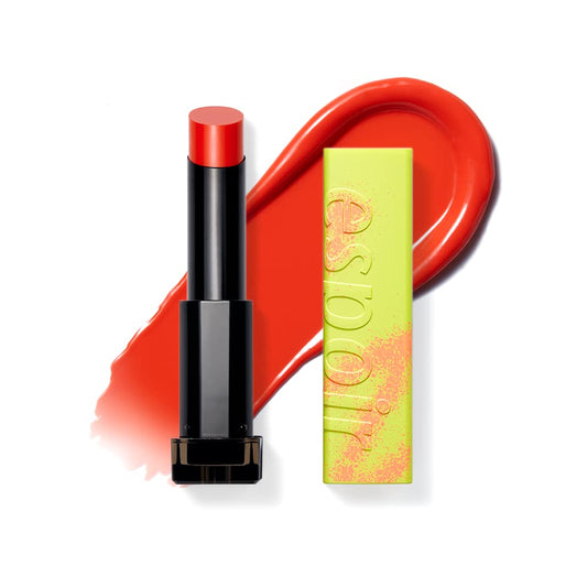 Espoir Dirty Neon vegan shine lipstick #6 Tangy (4.5g) | Wearable Shine Neon with Bright Acid Color Lip Stick | a Moist and Soft, Long Lasting Lipstick | Korean Makeup