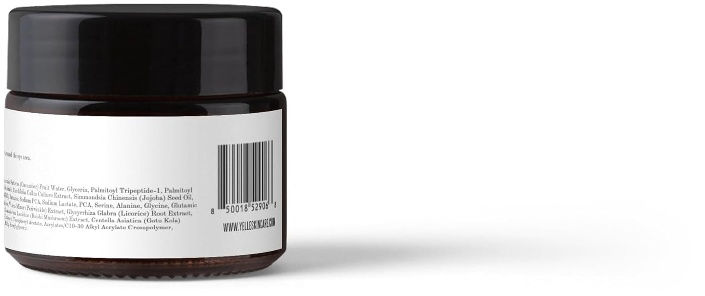 Yelle. Skincare – A-Dream Brightening Eye Cream – Plant-Based Eye Cream for Smoothing, Brightening, and Firming the Under-Eye Area – 1oz Jar