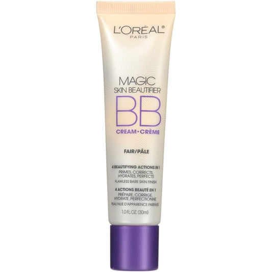 L'Oréal Paris Makeup Magic Skin Beautifier BB Cream Tinted Moisturizer, Fair, 1 fl oz, 1 Count