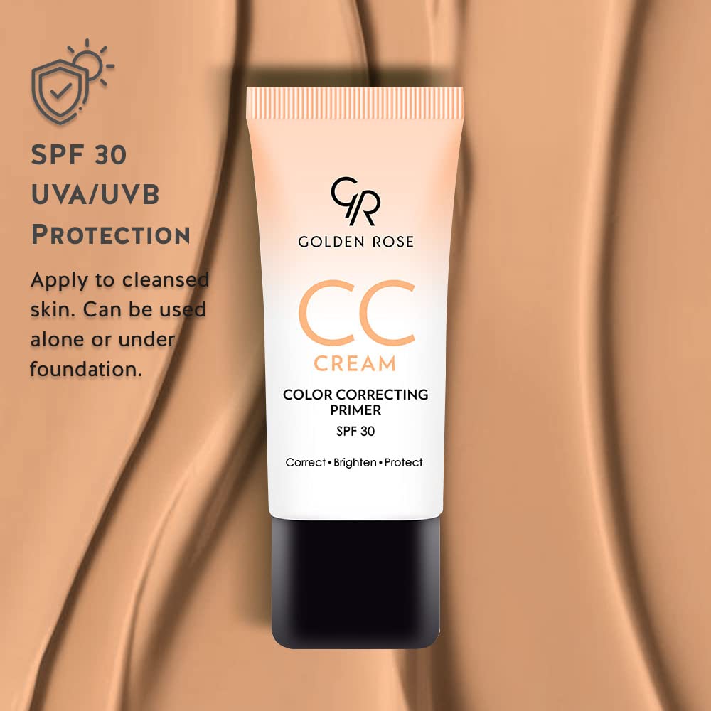 Golden Rose Makeup CC Cream Color Correcting Primer - (Orange)
