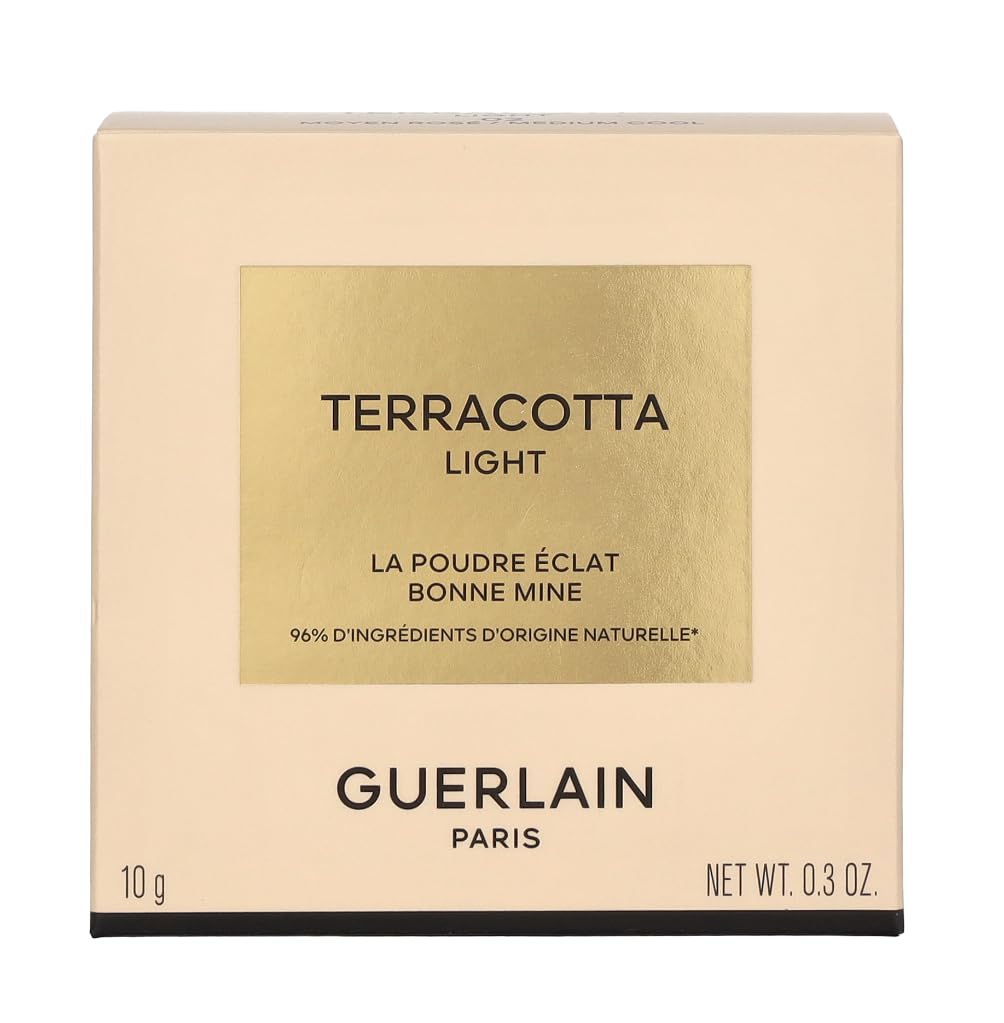 Terracotta Light Natural Healthy Glow Powder - 02 Medium Cool by Guerlain for Women - 0.3 oz Powder