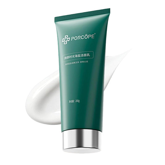 PORCOPE Gentle Moisturizing Cleanser with Amino Acids and Sea Salt Effective Oil Control for Oily and Sensitive Skin, Daily Face Wash 200ml