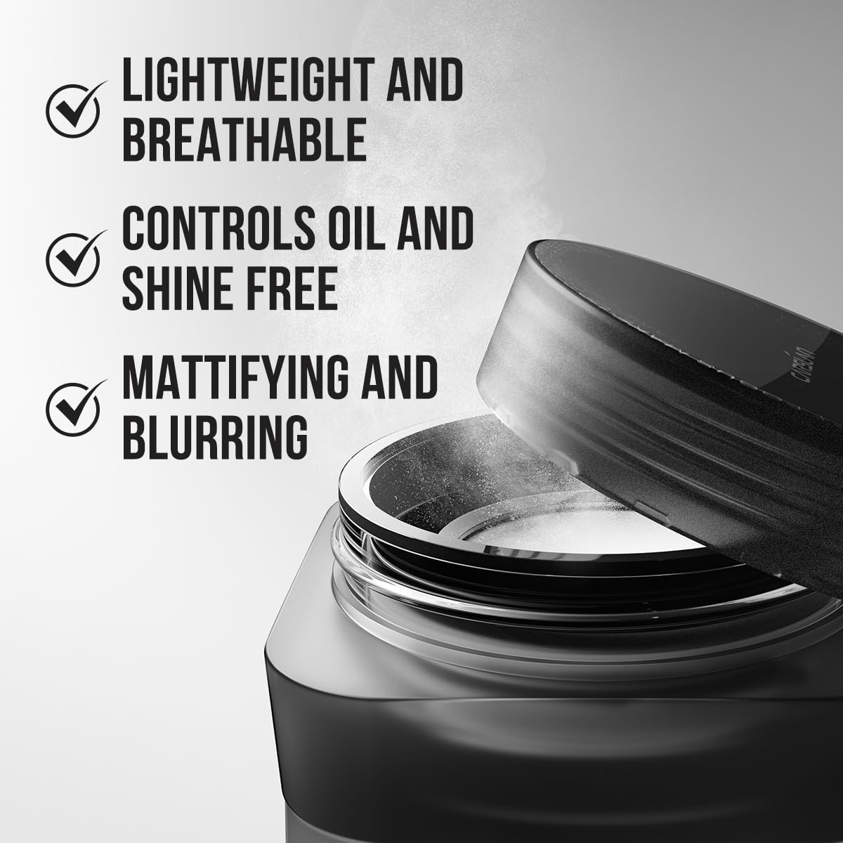 Soft Focus Loose Setting Powder, Waterproof, Matte, Oil Control, Shine Free, Talc-Free Face Powder Makeup, 24H Longwear Finishing Powder, 03 Light Purple