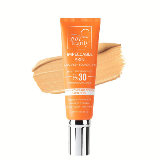 Suntegrity Impeccable Skin - Tinted Sunscreen, Broad Spectrum SPF 30 (Buff) - 2 oz