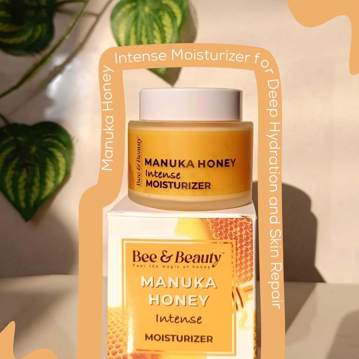 Bee & Beauty Face Moisturizer Cream For Deep Hydration And Skin Repair Natural Nourishing Face Cream With Antioxidants Dry, Oily, Sensitive And All Skin Types With Pure Manuka Honey