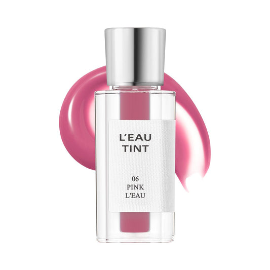 BBIA L’EAU Tint – Glossy & Glow Lip Stain, Watery Lip Tint, Non-Sticky, High Shine Finish, Long-lasting, Moisturizing, Lightweight, Natural, Daily Use, Vegan, Korean Lip Makeup (06 PINK L'EAU - MINI)