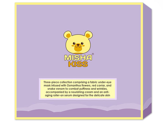 Lifting, Moisturizing and Hydrating, Anti-Aging, Anti-Wrinkle Skin Care Variety Set of 3 for Puffy Eyes, Dark Circles, Eye Bags, Fine Lines | Under Eye Patches 30 Piece | Serum | Cream.