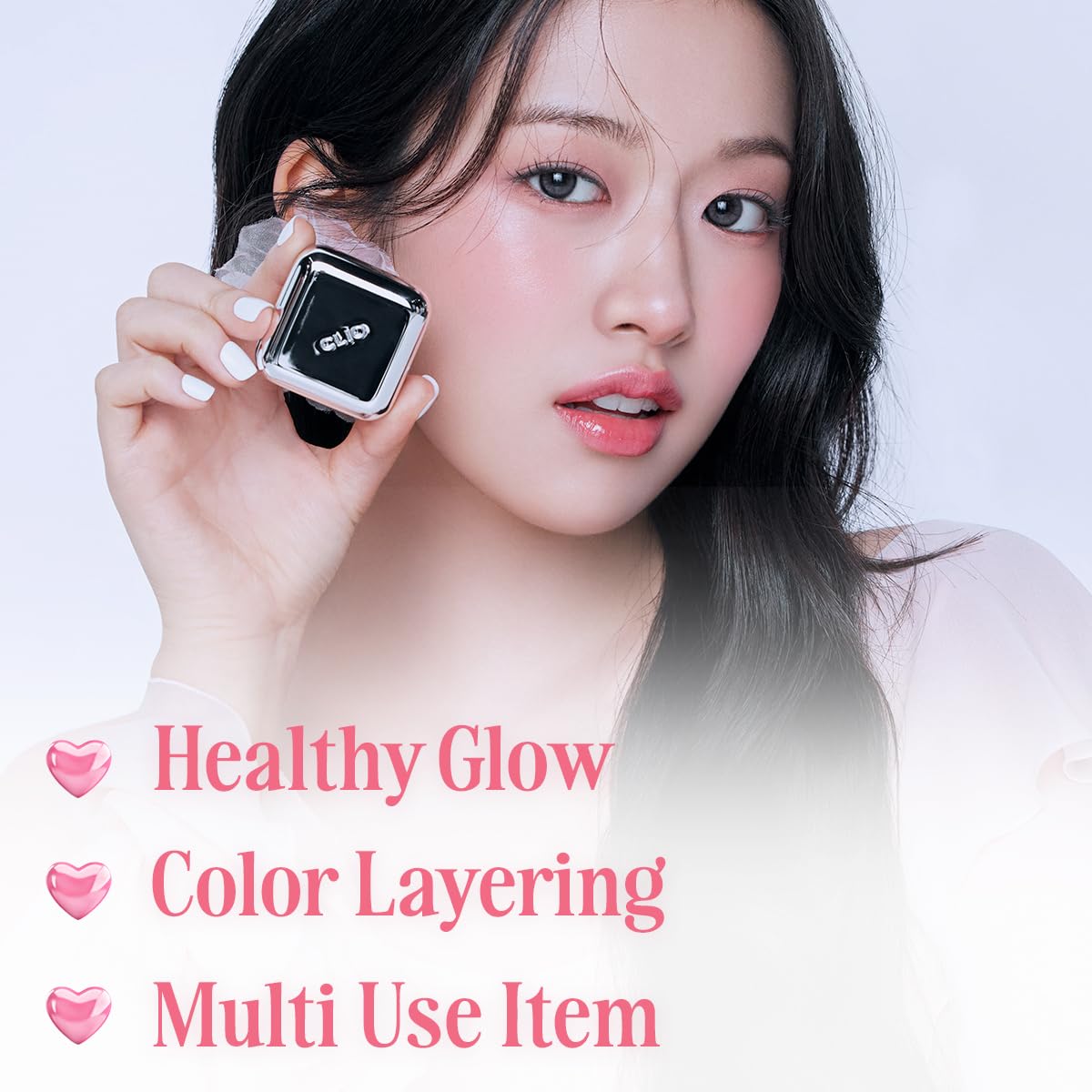 CLIO Essential Lip & Cheek Tap, Easy to Use, Glides on Effortlessly, Non-Greasy, Travel-Sized Creamy & Blendable Color For Lips & Cheeks (06 APPLE GARDEN, One Size)