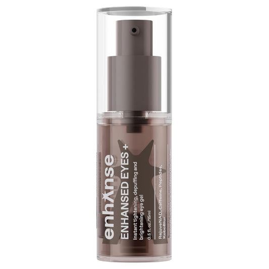 Under Eye Gel for Men, Brightening Caffeine Eye Cream with Peptides, RejuveNAD, Helps with Tightening, Depuffing, Fine Lines & Wrinkles, Puffy Under Eye Bags or Tired Eyes, 0.5 Fl Oz