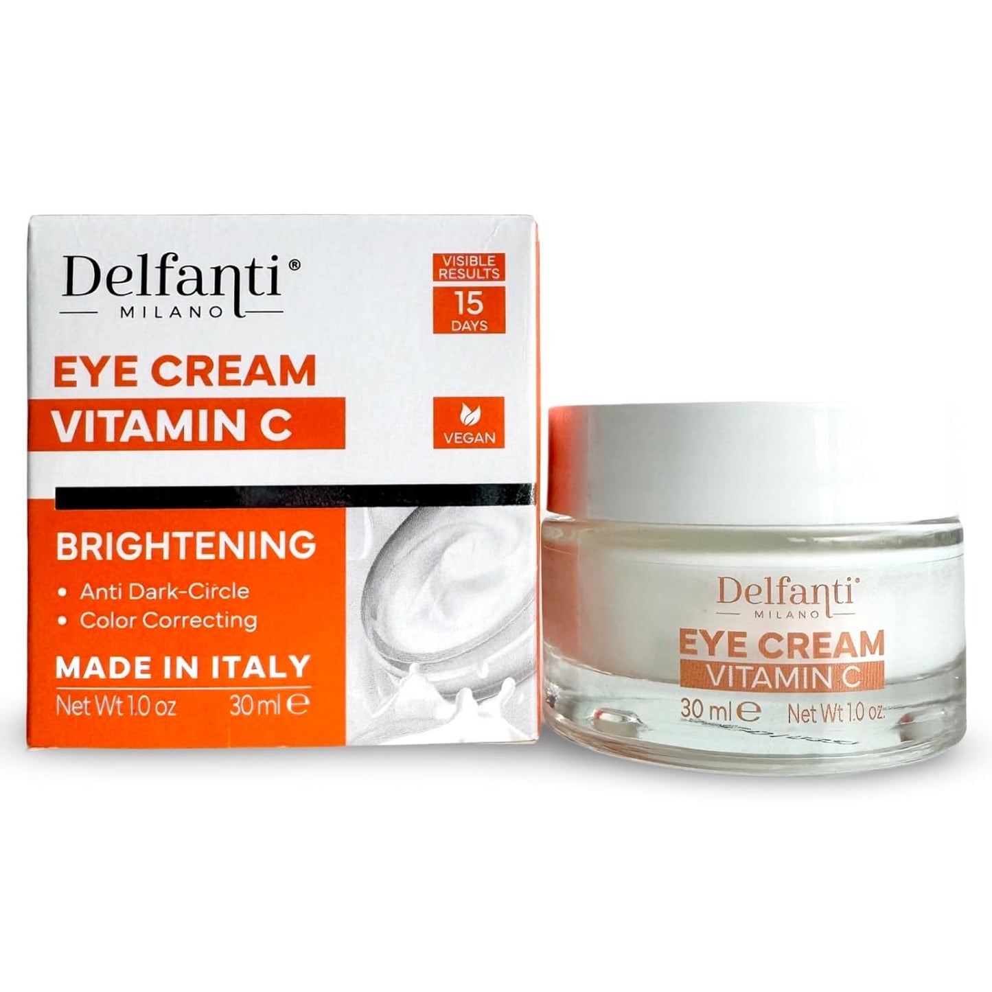 Delfanti-Milano • VITAMIN C EYE CREAM • Fast Result • Vegan • Made in Italy