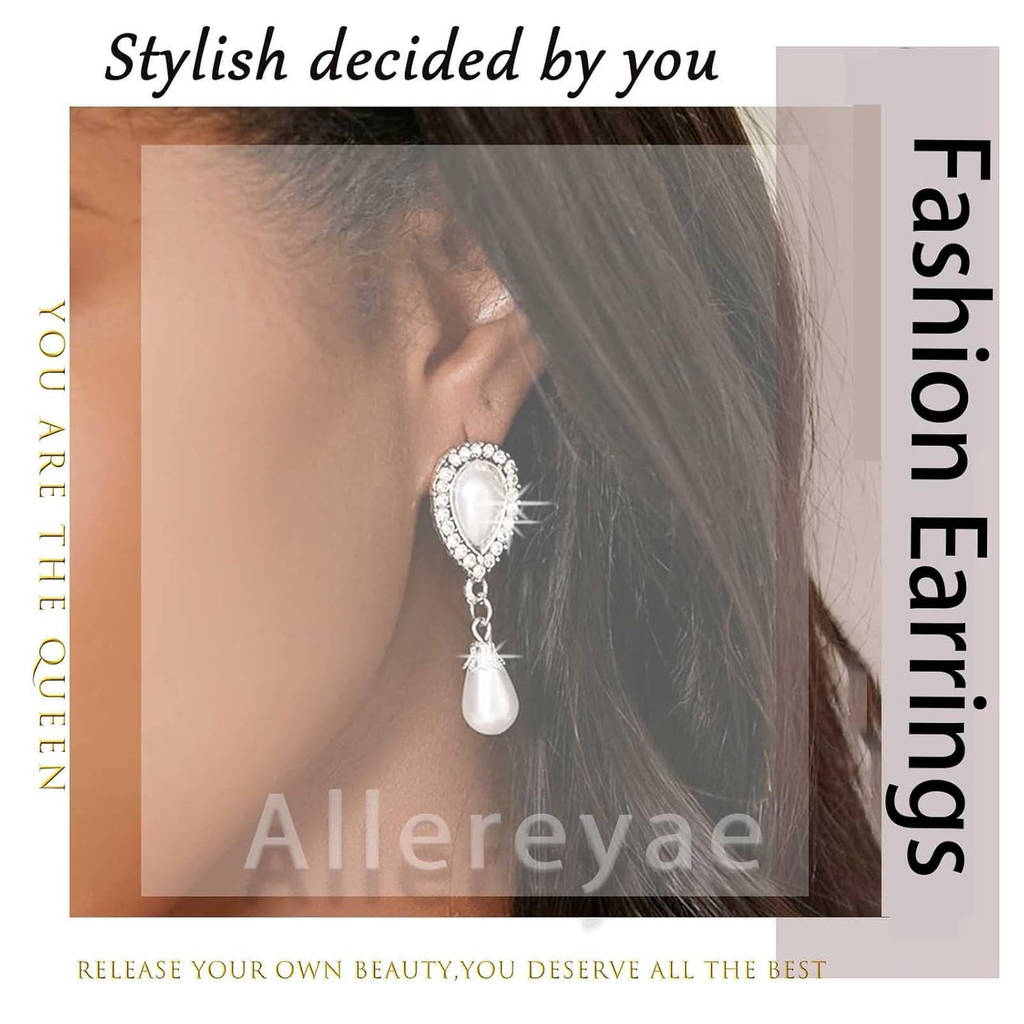 Bohemia Star Climber Crawler Earrings Silver Crystal Star Ear Climber Earrings Cluster Star Studs Earring Festival Earrings Jewelry for Women and Girls (Silver)