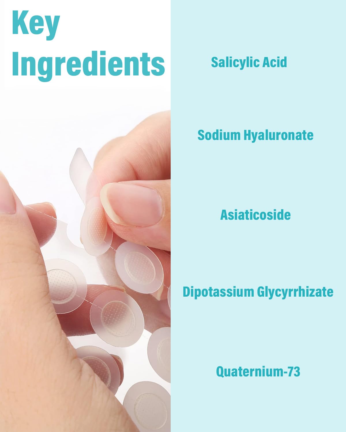 Microdart Acne Patch (72 Patches) - Hyaluronate, Salicylic Acid, Vitamin C, Microdart Pimple Patch for Deep, Early Stage and Hidden Pimples (72 Count (Pack of 1))