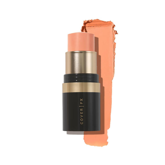Cover FX Correct Stick Peach Color Corrector Concealer - Peachy: Neutralize Darkness & Discoloration (Medium to Tan Skin Tones) - Creamy Lightweight Full Coverage