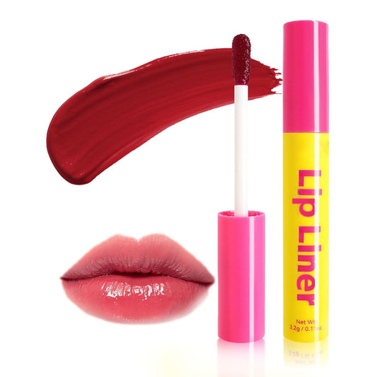 Lip Stain - Lip Stain Peel Off Long-Lasting with Matte Finish Waterproof & Transfer-Proof, Lip Liner Moisturizing & Nourishing Non-Stick Cup Highly Pigmented Color Lip Tint (02 Pink)
