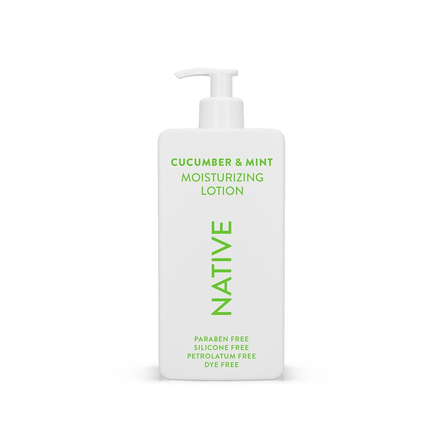 Native Body Lotion Contains Naturally Derived Plant-Based Moisturizers for Women and Men | Restores Dry Skin, Cucumber & Mint, 16.5 fl oz