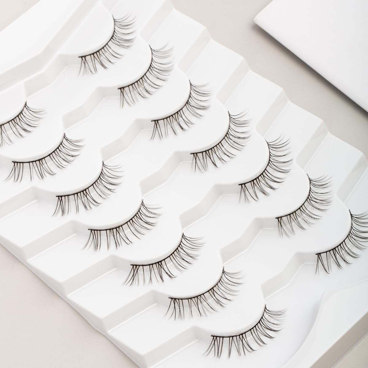 Natural Eyelashes Clean Lashes for Small Eyes C Curl Soft Eyelash Siligli