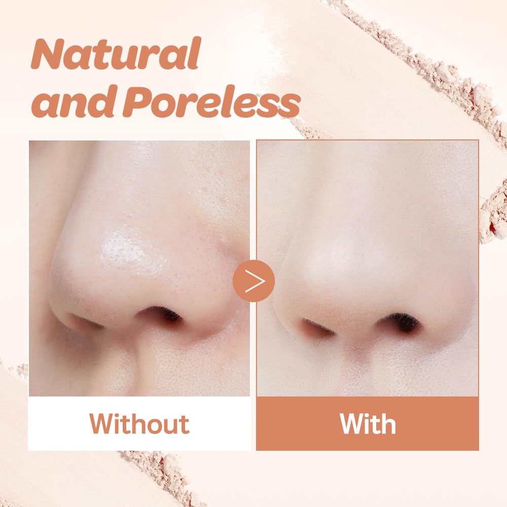 I'M MEME Compact - Skin Fit Tone Up Pact | FLawless Finish with Aqua Sebum, Soft & Velvet Pressed Powder Compact, Smooth Pores & Fine Lines, Korean Makeup, Translucent, Oily Skin, 0.35 Oz