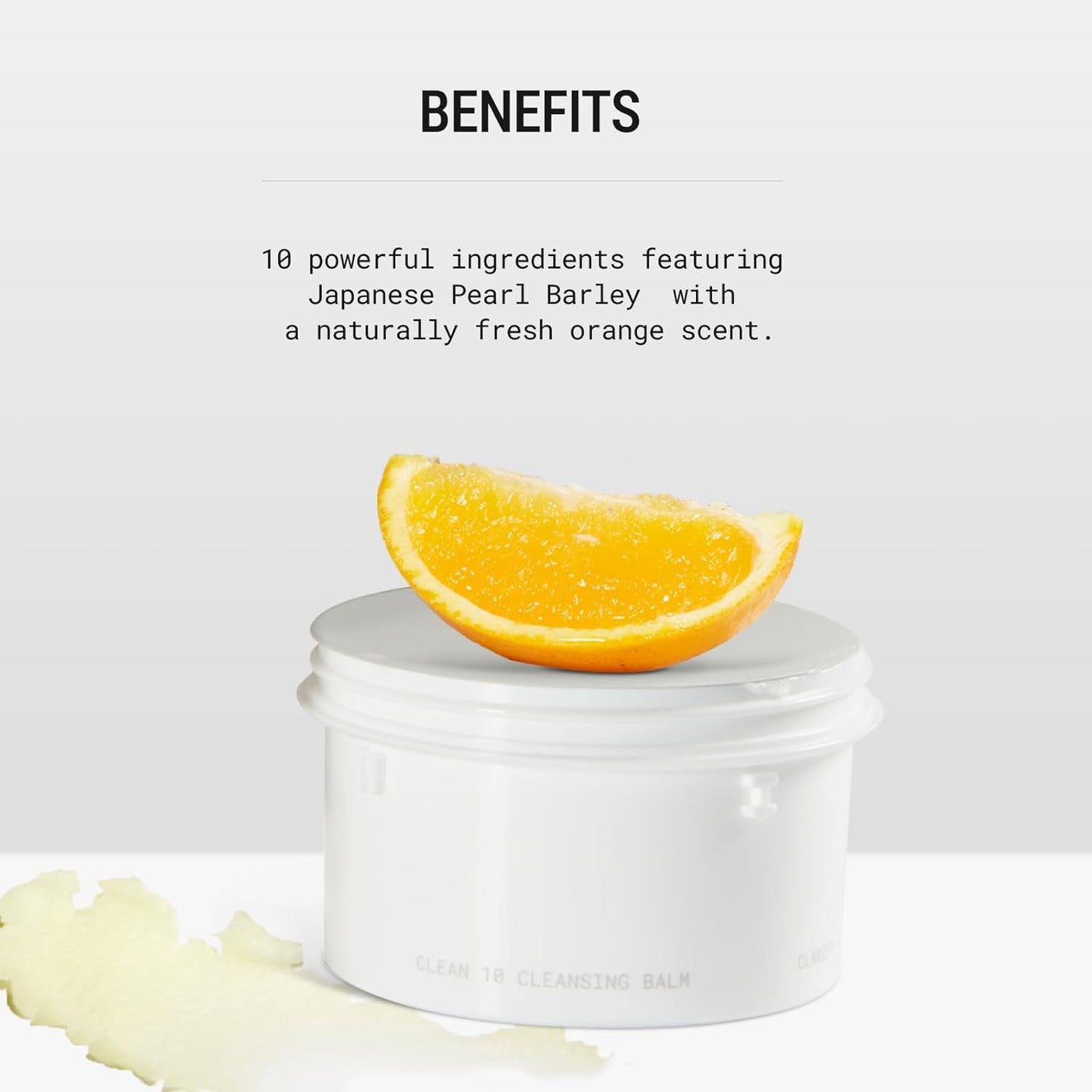 JUNO & Co. JADE Clean10 Cleansing Balm - Effortlessly Removes Makeup & SPF - 2.87oz Makeup Remover Balm Refill